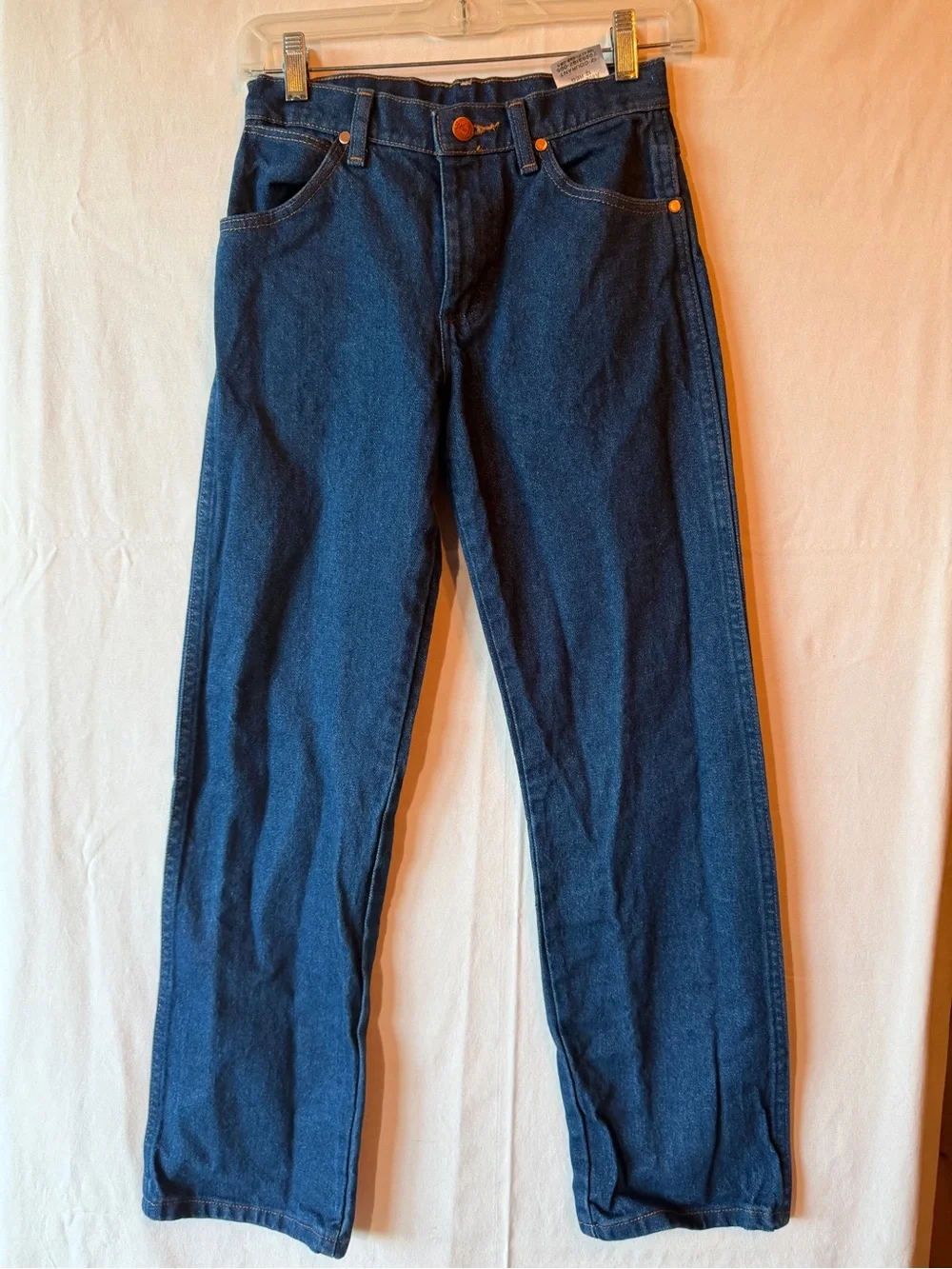 Wrangler Boys Dark Blue Slim Straight Cowboy Jeans